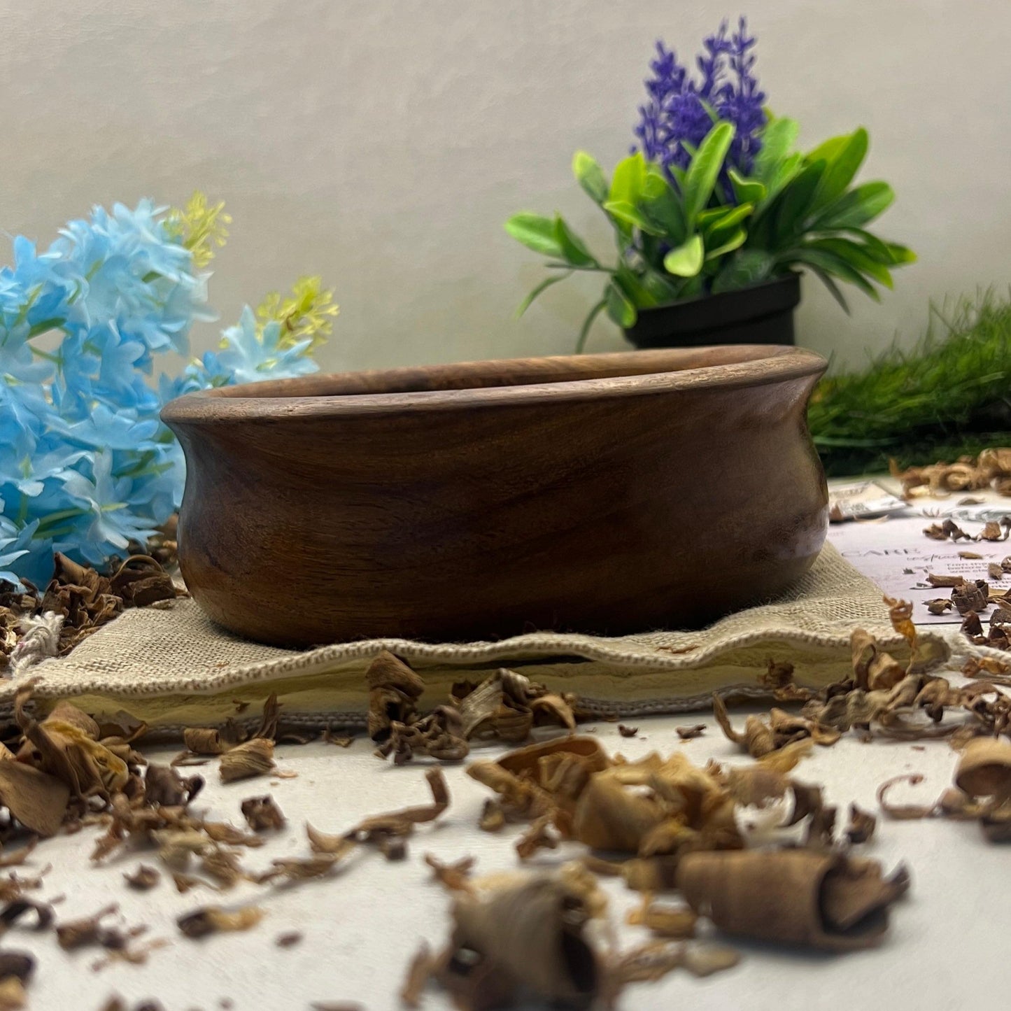Handcrafted Luxury Soy Wax Scented Candle in Wooden Jar - Crafiteria