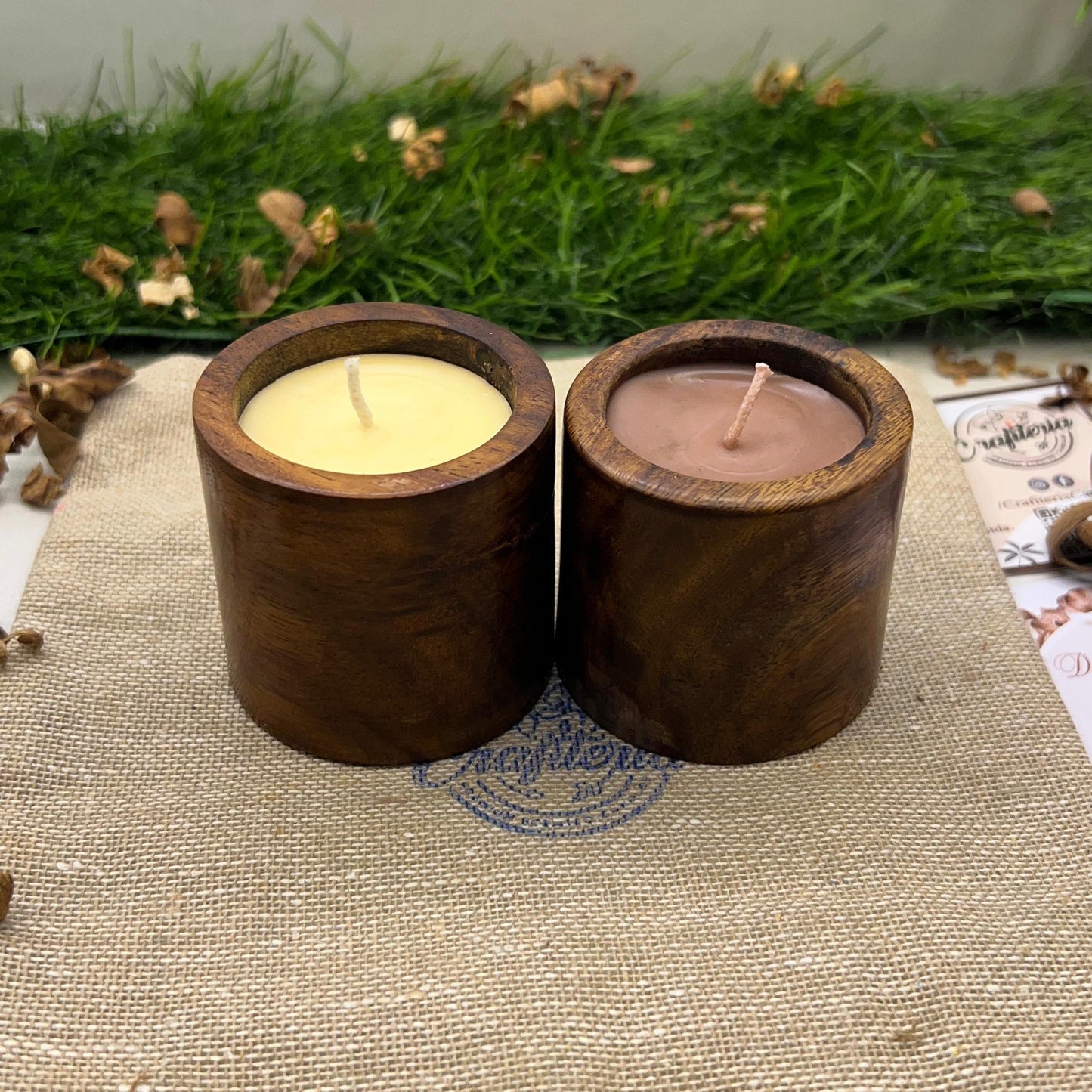 Antique Luxury Scented Aroma Candles Mini Glass Shaped