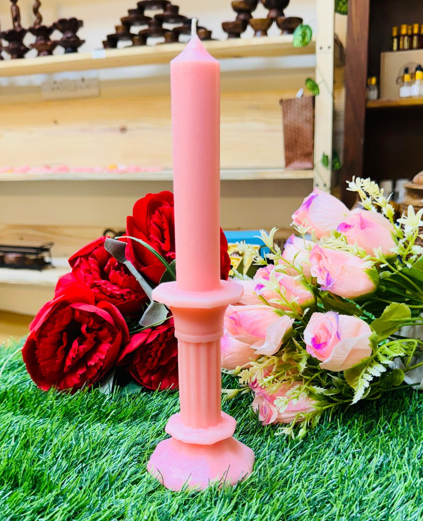 Designer Soy Wax Pillar Taper Candles