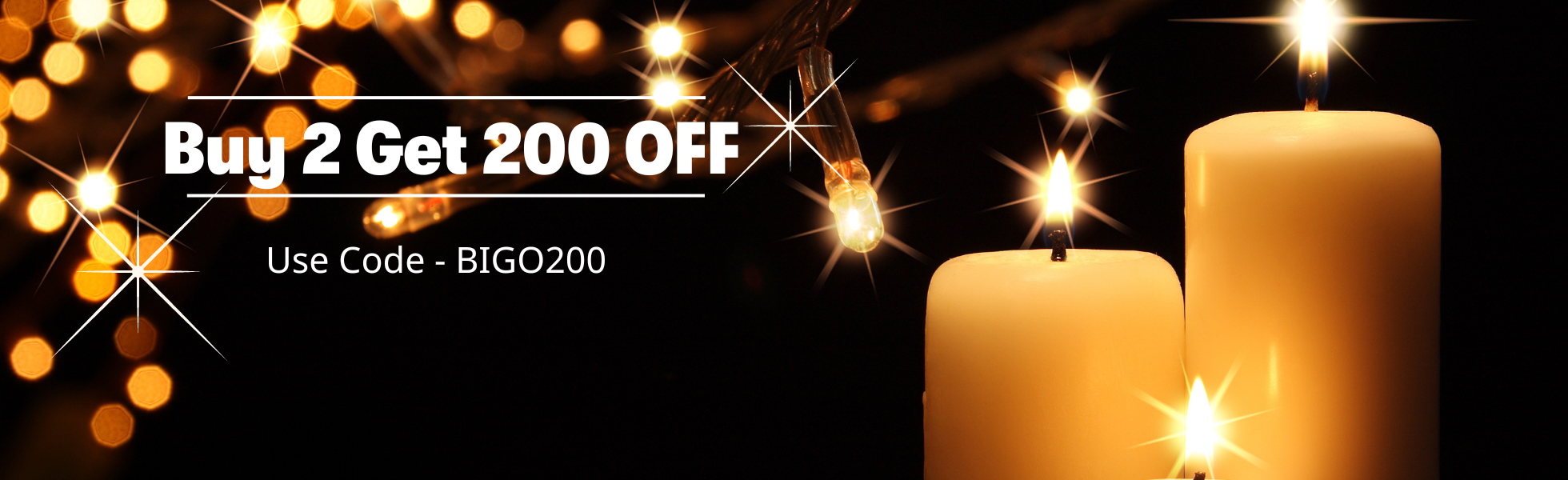 Buy 2 get 200 off - Offer Banner