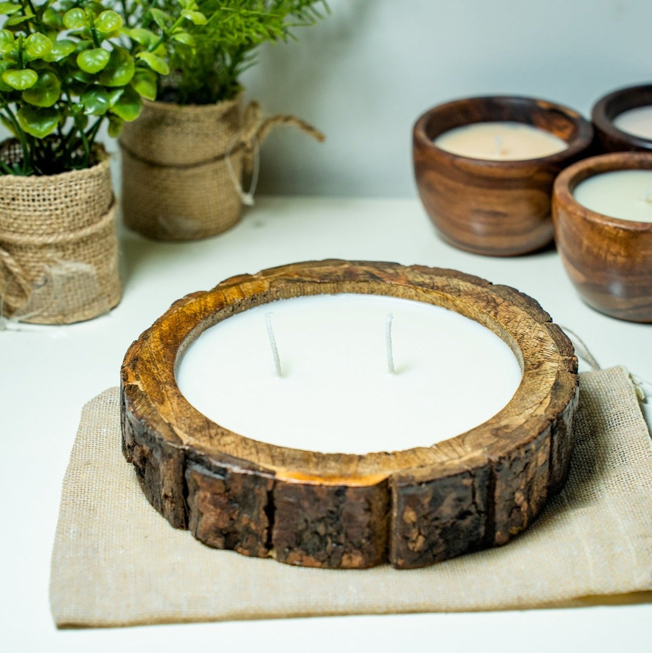 Two Wick Soy Wax Scented Candle