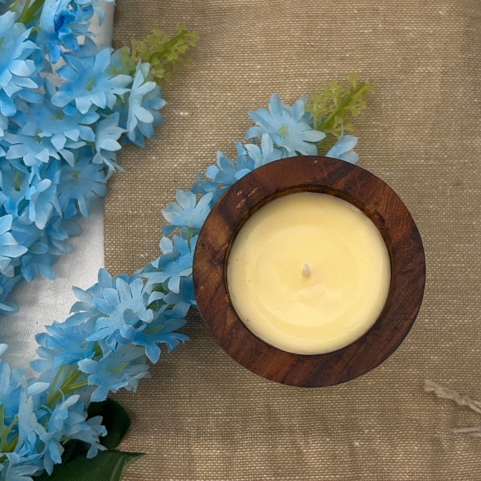  Scented Aroma Candles Mini Glass Shaped