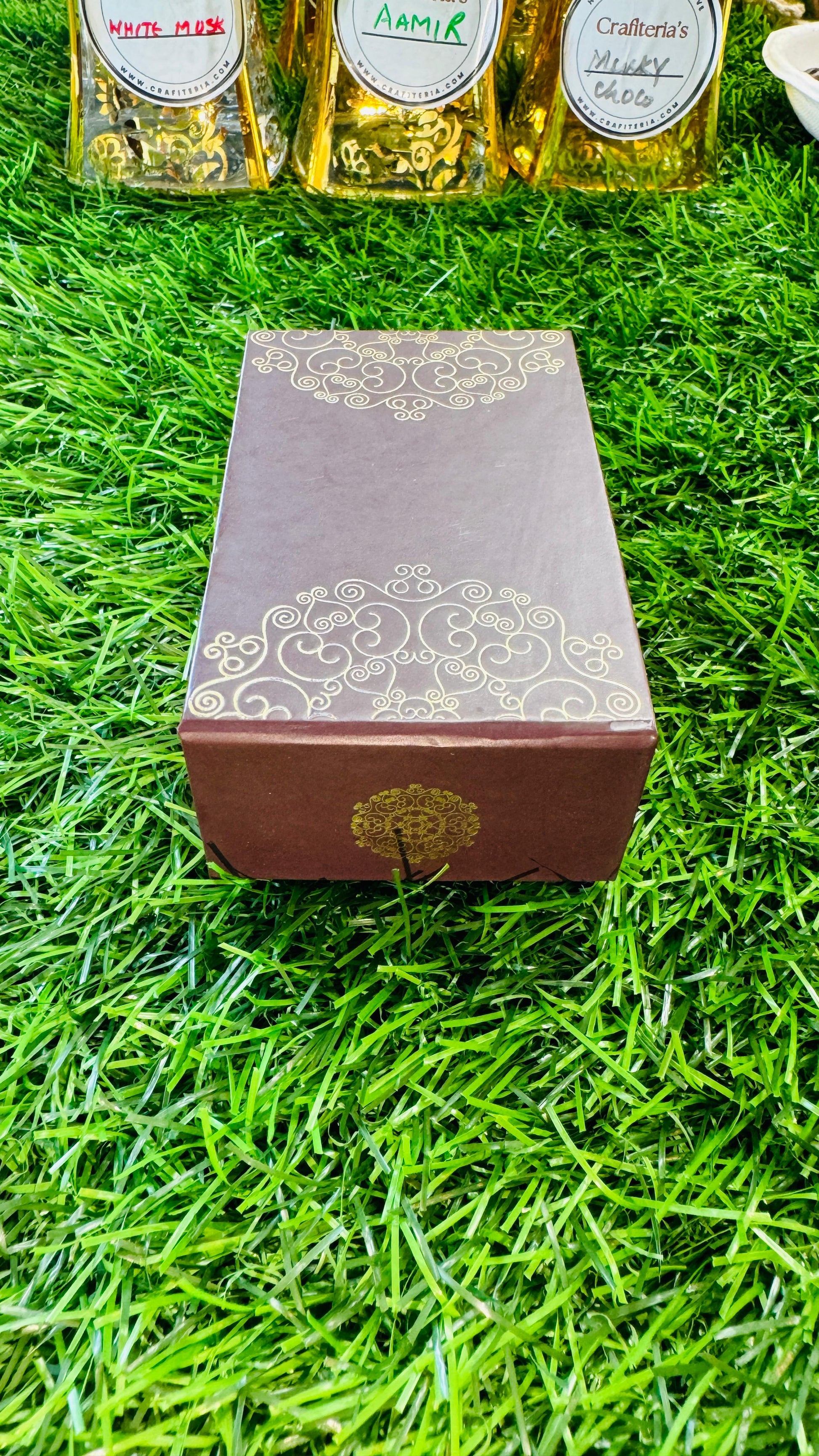 Packing of Long Lasting Roll-on Attar Perfume in Royal Crown Bottle