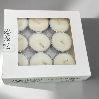 Premium Scented Soy Wax Tealight Candles (Pack of 9) – Best Diwali Gift Set for Corporate, Friend and Family Gifting