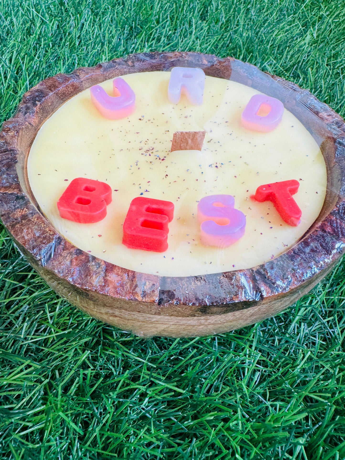 U R D Best Theme Scented Candle Wooden Wick - Crafiteria