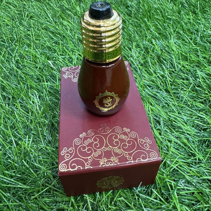 Bulb-Shaped Antique and Fancy Bottle in Red