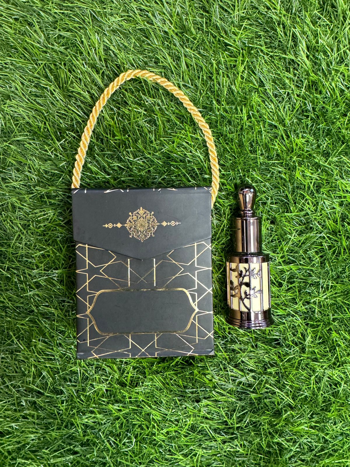 Roll On Attar Bottle High Rise - Smoke Grey