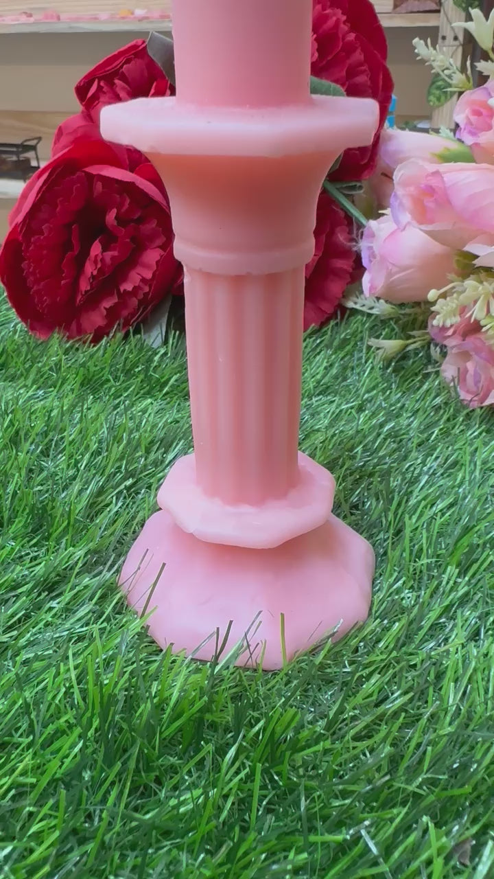 Designer Soy Wax Pillar Taper Candles